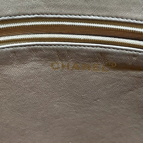 175634AX (S6) Chanel Shoulder Bag Mustard Caviar Skin - Picture 8 of 9